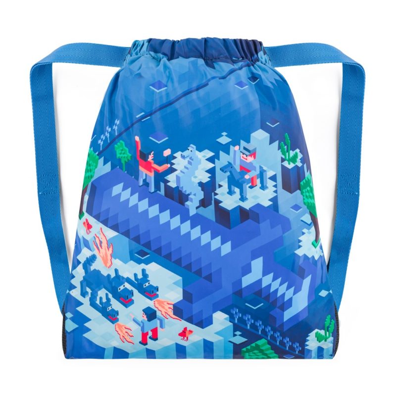 Bagmaster SÁČEK ALFA 21 B školní na přezůvky / tělocvik - kostičky 11 CITY BAG ALFA 21 B 01 4